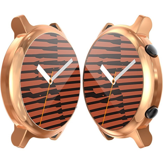 2w1 Etui z Osłoną na ekran do Huawei Watch GT 2 42mm, Różowe złoto