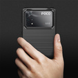 Etui do Xiaomi Poco X4 Pro 5G, Karbon, czarne