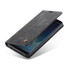 Etui CASEME do Samsung Galaxy S8 Plus, Leather Wallet Case, czarne