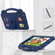 Etui do iPad mini 7.9" 2019/2015/2014/2013/2012 (5/4/3/2/1 gen.), Cute Patterns, z podstawką, Granatowe