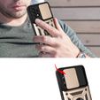 Etui pancerne do Samsung Galaxy A53 5G, CamShield Slide, złote