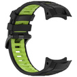 Pasek silikonowy do Garmin Instinct 3 Solar / Instinct 3 AMOLED 45mm – sportowy, czarno-zielony