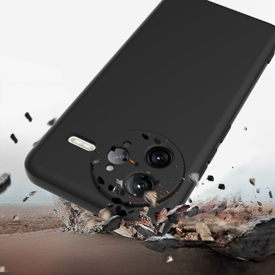 Etui silikonowe do Xiaomi Poco F7 Ultra – czarne, kompatybilne z MagSafe, antywstrząsowe