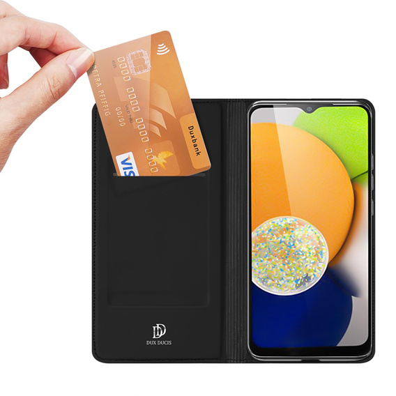 Etui Dux Ducis do Samsung Galaxy A03, Skinpro, czarne