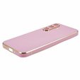 Etui do Samsung Galaxy S24+ Plus, Glamour CamShield, fioletowe