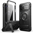 Etui pancerne do iPhone 12 Pro Max, Dexnor CamProtect MagSafe, czarne