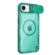Etui do iPhone 16e, pancerne Nillkin, Icelade Prop, do Magsafe, zielone