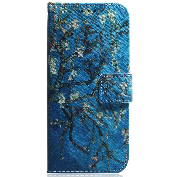 Etui portfelowe do Honor 400 Lite - kwiaty moreli