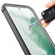 Etui do Samsung Galaxy S24, Shockproof, z folią, czarne