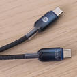 Forever Kabel Ombre USB-C do USB-C, 100W, 1m, czarny