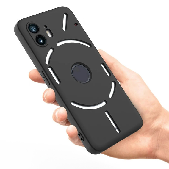 Etui do Nothing Phone 2, Silicone Lite, czarne