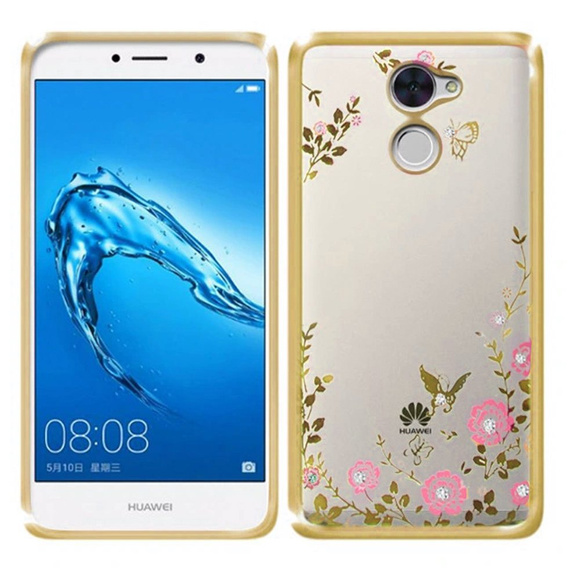 Etui Star Dust DIAMOND Case do Huawei Y7 - Gold