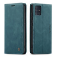 Etui CASEME do Samsung Galaxy A51, Leather Wallet Case, zielone