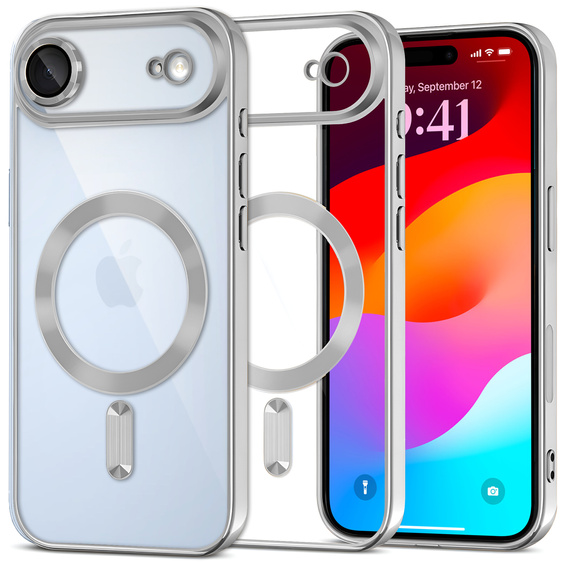 Etui do iPhone Air Electro MagSafe – srebrne
