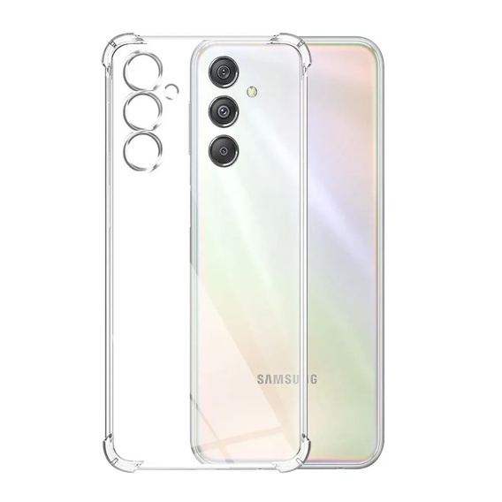 Etui do Samsung Galaxy M34 5G, Anti-Shock, przezroczyste + Szkło 9H