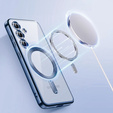Etui do Samsung Galaxy S25 FE, Electro MagSafe, niebieskie