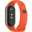 Pasek Silikonowy do Xiaomi Smart Mi Band 8 / Xiaomi Smart Mi Band 9, Pomarańczowy