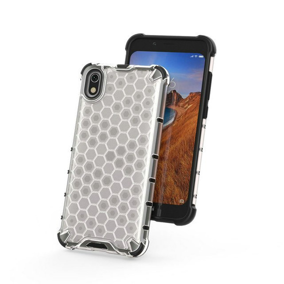 Etui do Xiaomi Redmi 7A, pancerne Honeycomb, przezroczyste