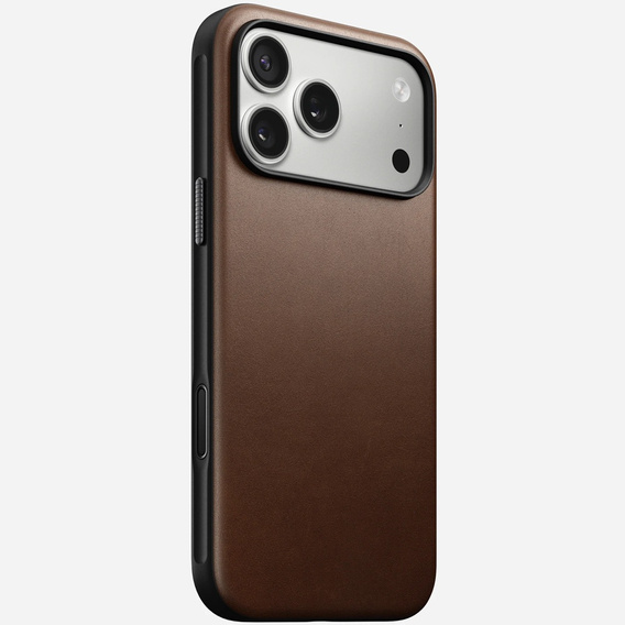 Etui Nomad do iPhone 17 Pro Max, Modern Leather Case, brązowe
