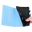 Etui do iPad 10.2" 2021/2020/2019 (9/8/7 gen.), z klapką, animal, niebieskie