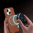 Etui do iPhone 14 Plus, Dux Ducis Max-Naples z Magsafe, Brown