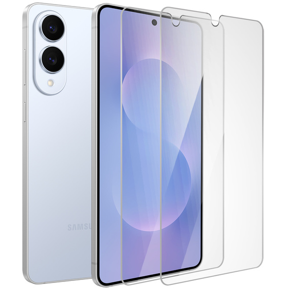 2x Szkło Hartowane do Samsung Galaxy S25 Edge, ERBORD 9H Hard Glass, szybka