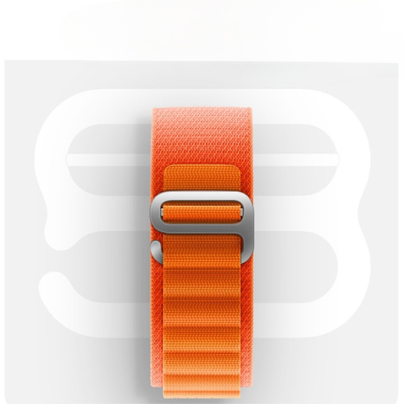 Pasek Nylonowy do Samsung Galaxy Watch 4/5/6/7/FE 40/42/43/44/45/46/47mm, Pomarańczowy