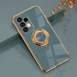 Zestaw Etui Electro Ring do Samsung Galaxy A13 4G, Grey + Szkło