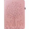 Etui do Amazon Kindle Paperwhite 5 (2021), Imprinted Tree, różowe rose gold