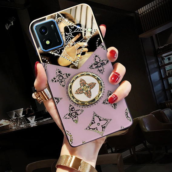 Etui Fashion do Vivo Y01, fioletowe
