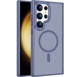 Etui do MagSafe do Samsung Galaxy S24 Ultra 5G, Hybrid Case, niebieskie