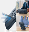 Etui pancerne Dexnor CamProtect z MagSafe do iPhone 12 Pro Max / 13 Pro Max – niebieskie