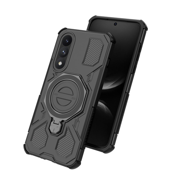 Magnetyczne etui do OnePlus Nord 5 z podstawką - czarne