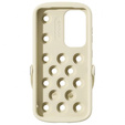 Oryginalne Etui do Samsung Galaxy S25, Crocs Case, beżowe