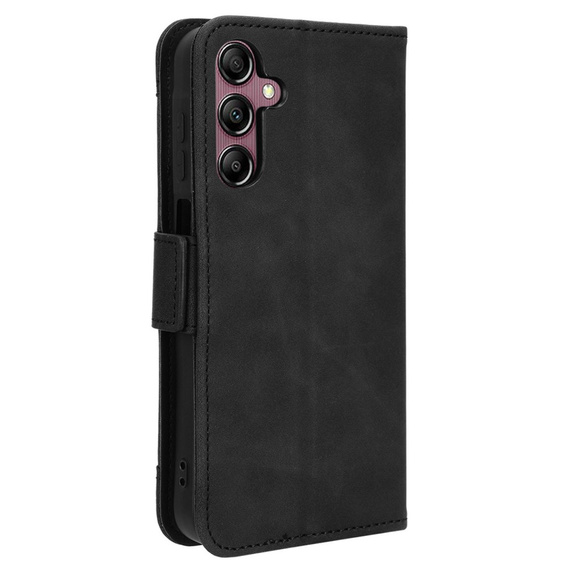 Etui z klapką do Samsung Galaxy A15 4G / 5G, Card Slot, czarne