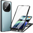 Etui do Xiaomi Redmi Note 14 Pro+ 5G, Magnetic Dual Glass, czarne