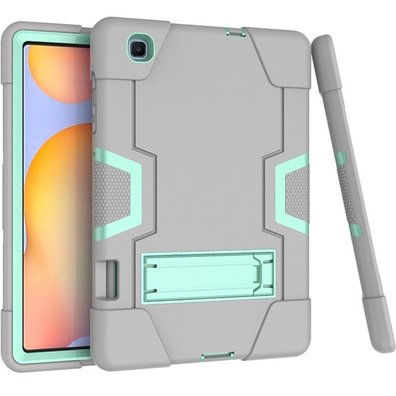 Etui do Samsung Galaxy Tab S6 Lite 10.4" 2020/2022/2024, Pancerne, Szare Zielone