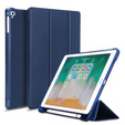 Etui do iPad 9.7" 2018/2017 (6/5 gen.) / Air 2/1 9.7" 2014/2013, Smartcase z miejscem na rysik, granatowe