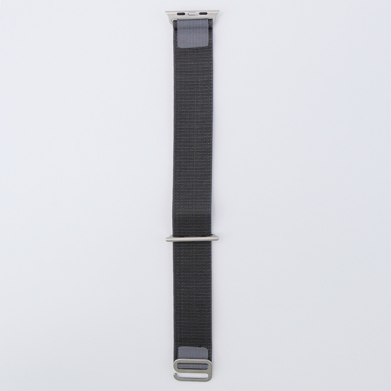 Pasek Nylonowy do Apple Watch 1/2/3/4/5/6/7/8/9/10/11/SE Ultra 1/2/3 42/44/45/46/49mm, Szary