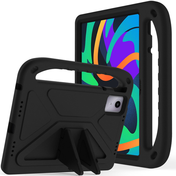 Etui dla dzieci do Lenovo Tab M11, dziecięce z uchwytem, czarne