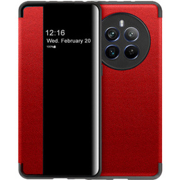 Etui z klapką do Realme 12 Pro 5G / 12 Pro+ 5G, Side View, czerwone