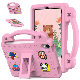 Etui do iPad mini 8.3" 2021 (6 gen.) / iPad mini 8.3" 2024 (7 gen.), Cute Patterns, z podstawką, różowe