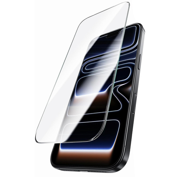 2x Szkło Hartowane do iPhone 17 Pro Max, ERBORD 9H Hard Glass, szybka