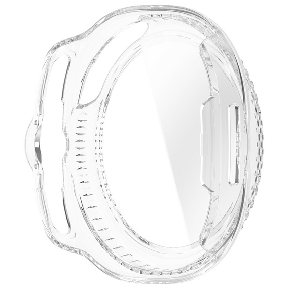 2w1 Etui + Szkło Hartowane do Samsung Galaxy Watch 8 Classic 46mm, Przezroczyste