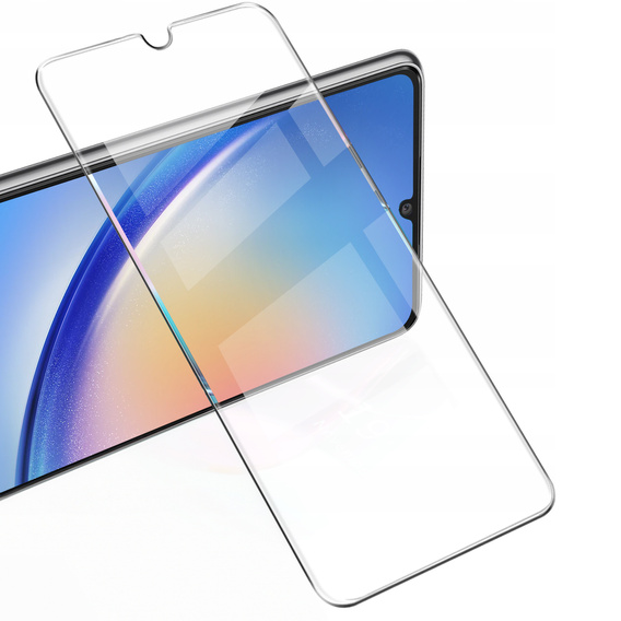 2x Szkło Hartowane do Samsung Galaxy A34 5G, ERBORD 9H Hard Glass, szybka