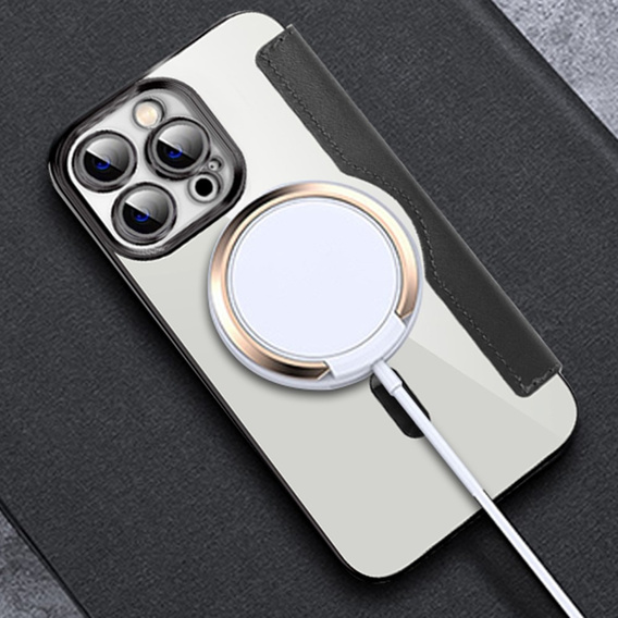 Etui z klapką do iPhone 11 Pro Max, RFID Wallet MagSafe z ochroną aparatu, czarne