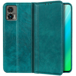Etui do Motorola Edge 30 Neo, Wallet Litchi Leather, zielone