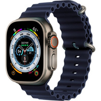 Pasek Silikonowy do Apple Watch 1/2/3/4/5/6/7/8/9/SE 38/40/41/MM, Granatowy