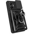 Etui pancerne do Xiaomi Poco F7, CamShield Slide, czarne