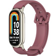 Pasek Silikonowy do Xiaomi Smart Band 10 / 9 / 8, Fioletowy